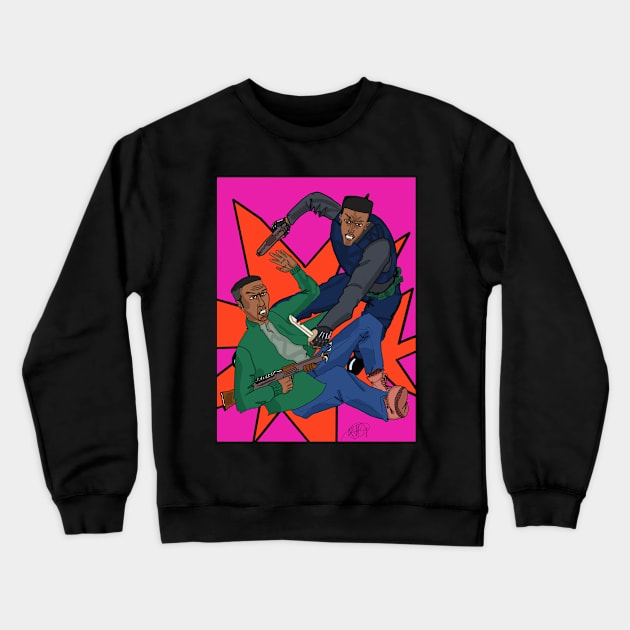 Will Smith Vs. Will Smith Crewneck Sweatshirt by pvpfromnj